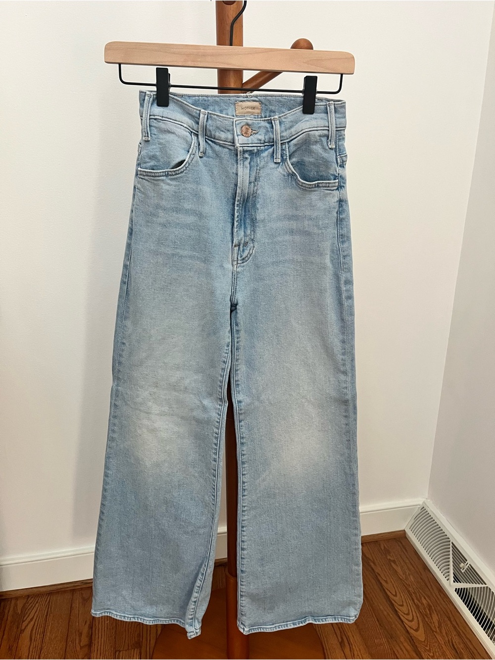 MOTHER Denim Light Blue Wide Leg Women’s Jeans - Size 25